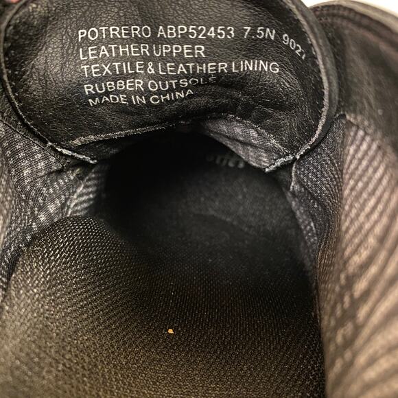 Abeo Bio System Potrero Black Suede Lace Up Bootie Size 7.5 - Picture 7 of 9